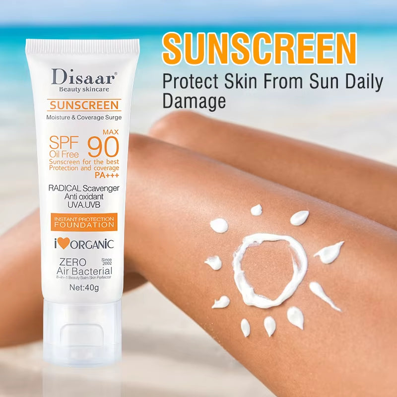 Facial Body Sunscreen Waterproof SPF 90+UV Sun Cream Sunblock Skin Protective Cream anti Sun Facial Seaside Protection Cream